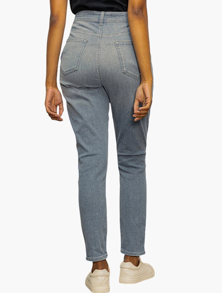 Polo Ladies Cally High Waist Skinny Jeans-Grey Wash 0042790