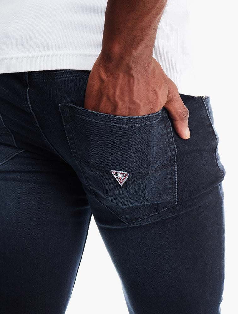 Guess Mens Skinny Denim Dark Wash AN2DELTA/E GM09110