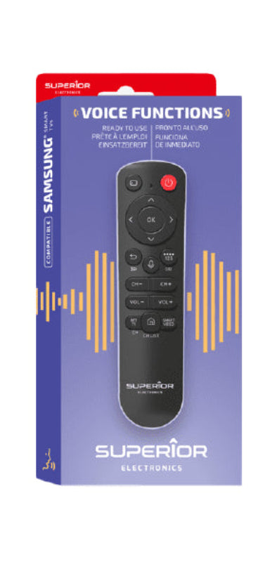 Superior Samsung Voice Controlled Replacement TV Remote Control.
