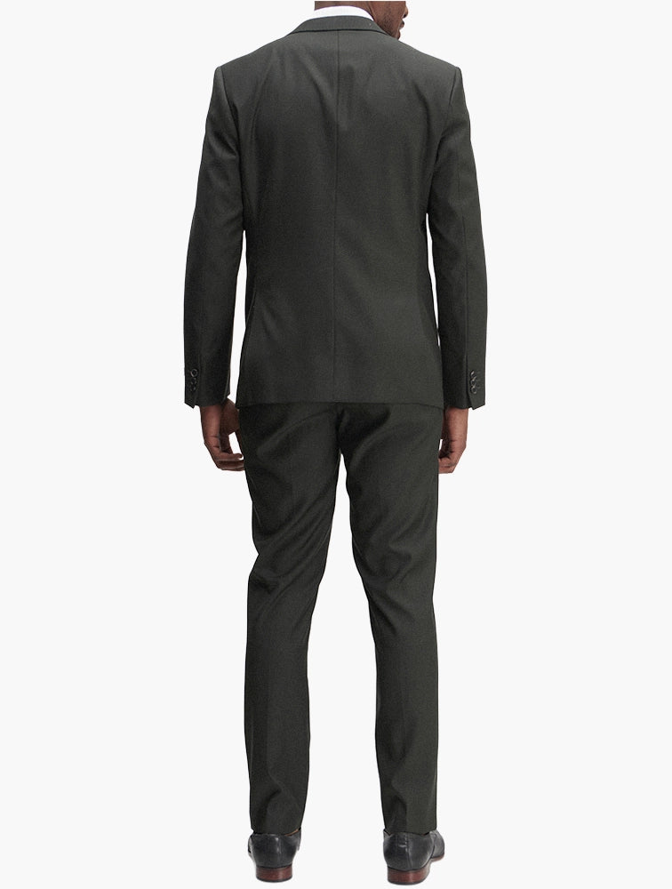 Polo Custom Fit Suit Dark Green