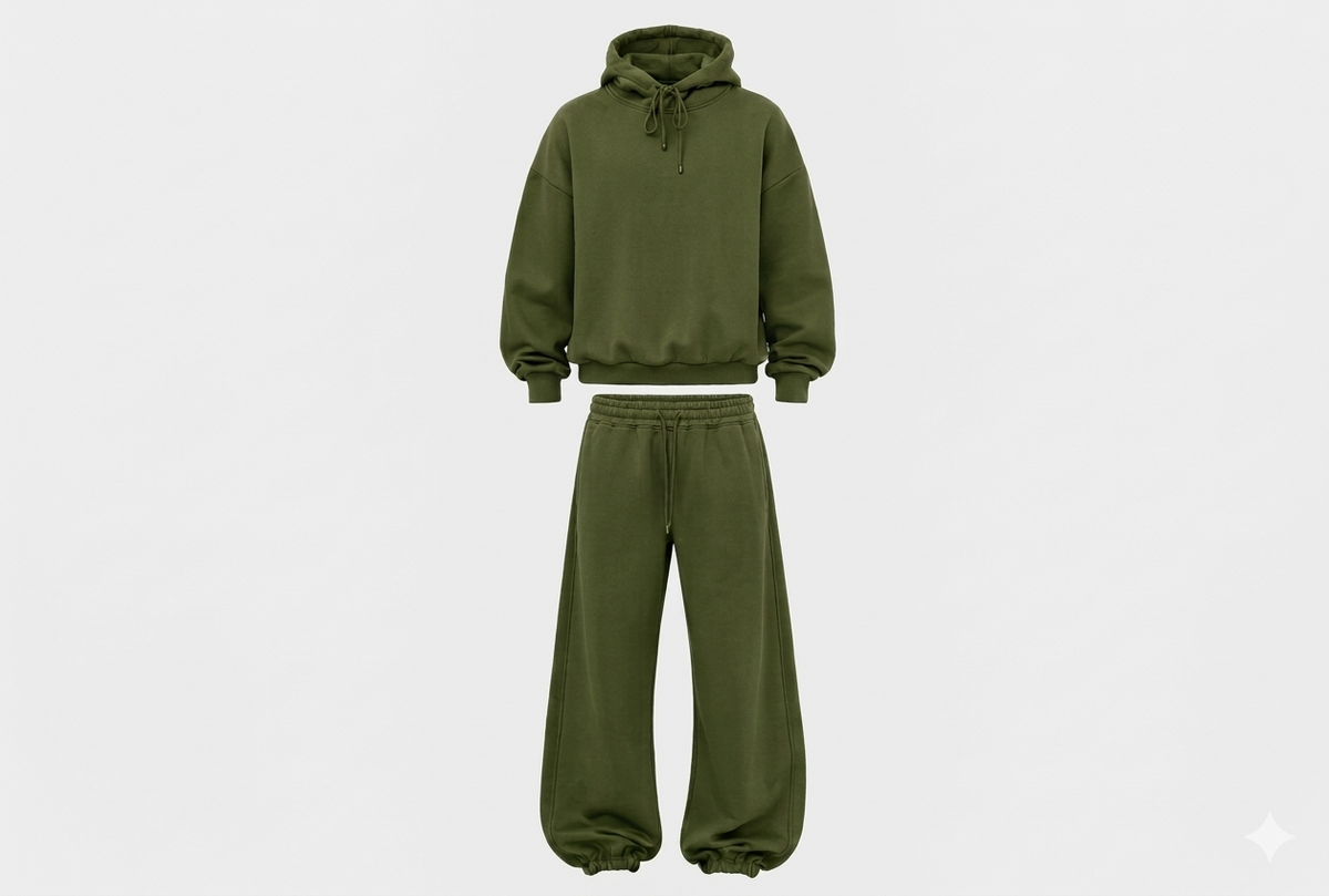 Cocoloco Ladies Lantern Tracksuit-Olive SU00170