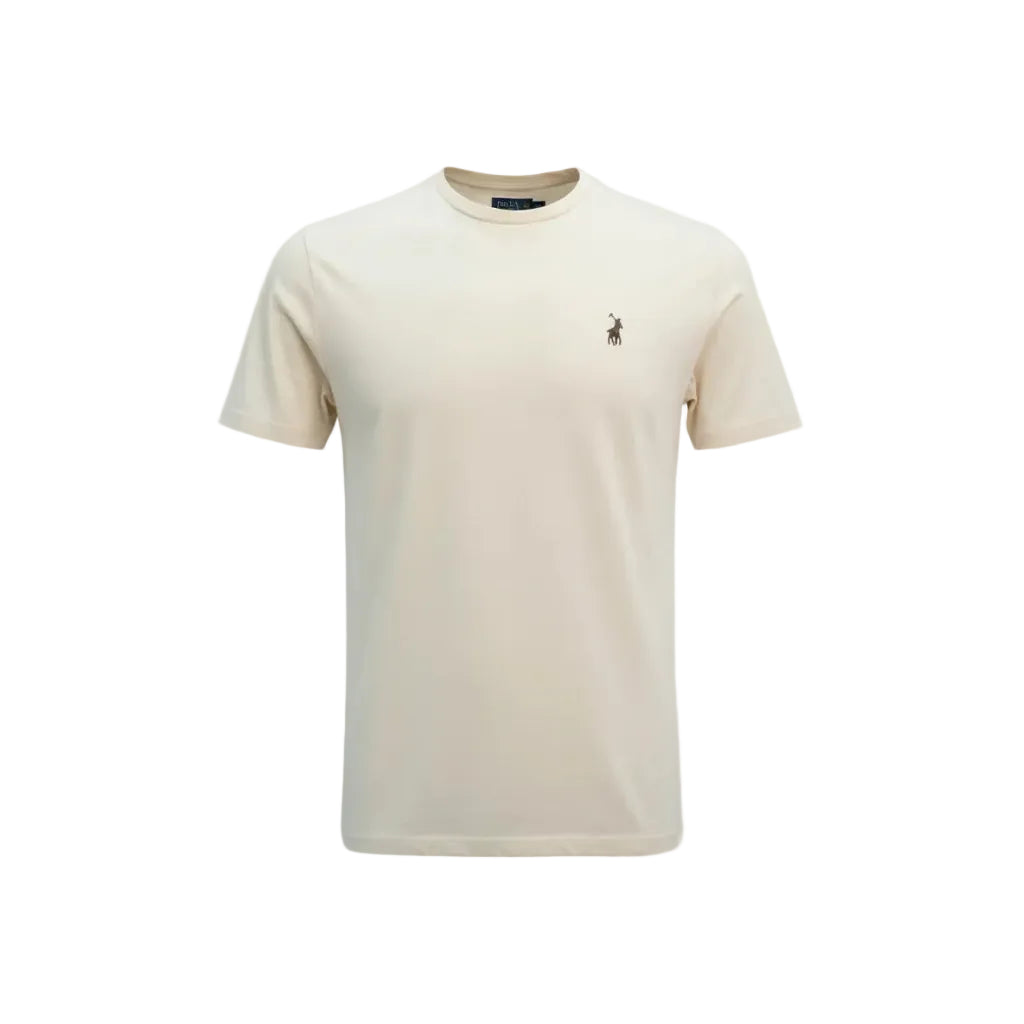 Polo Lucas Crew Neck Tee-Stone 0078516
