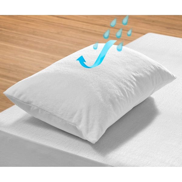 Imagem Mattress Protector Standard 45 x 70cm Imagem Waterproof Protective Pillow Cover (7881009102937)