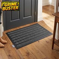 Grime Buster Rectangle Door Mat Brown 45x75cm.