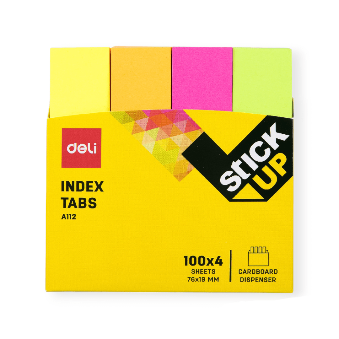 Index Tech & Office Index Tabs Deli 76x19mm A11202
