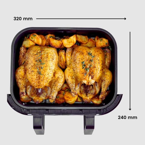 INSTANT POT Pressure Cooker Instant Vortex Plus 8-In-1 Versazone Airfryer, 8.5L 140-3192-01-SA