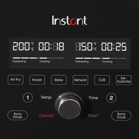 INSTANT POT Pressure Cooker Instant Vortex Plus 8-In-1 Versazone Airfryer, 8.5L 140-3192-01-SA