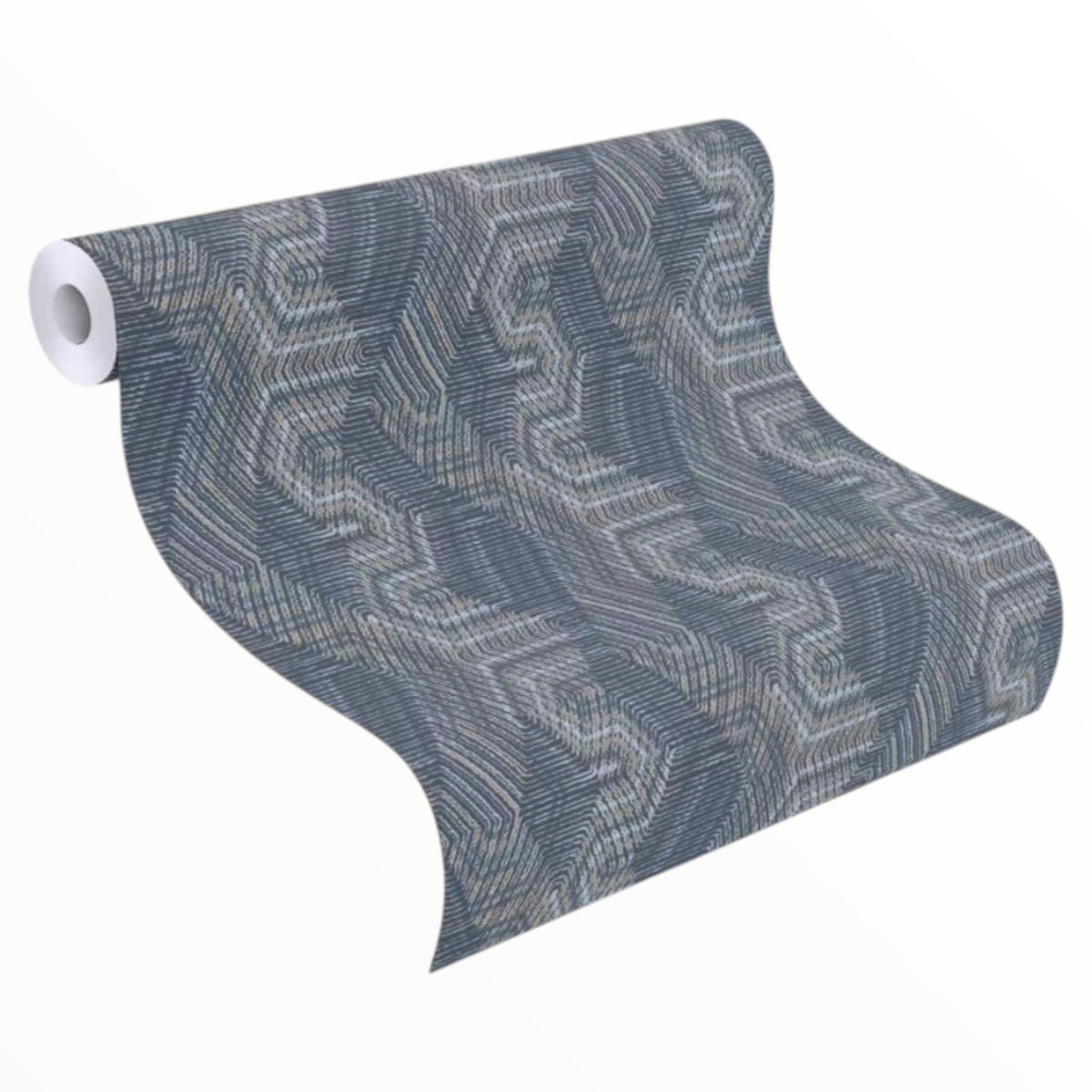 Interwined Denim Wallpaper Roll 0.53m x 10.0m