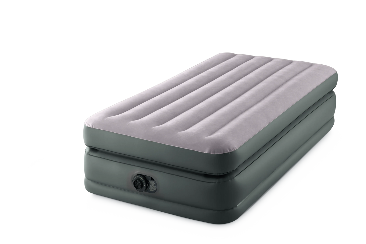 Intex Airbed Intex Comfort Elevated Single Airbed with Built-In Pump 99cm x 1.91m x 51cm I30836