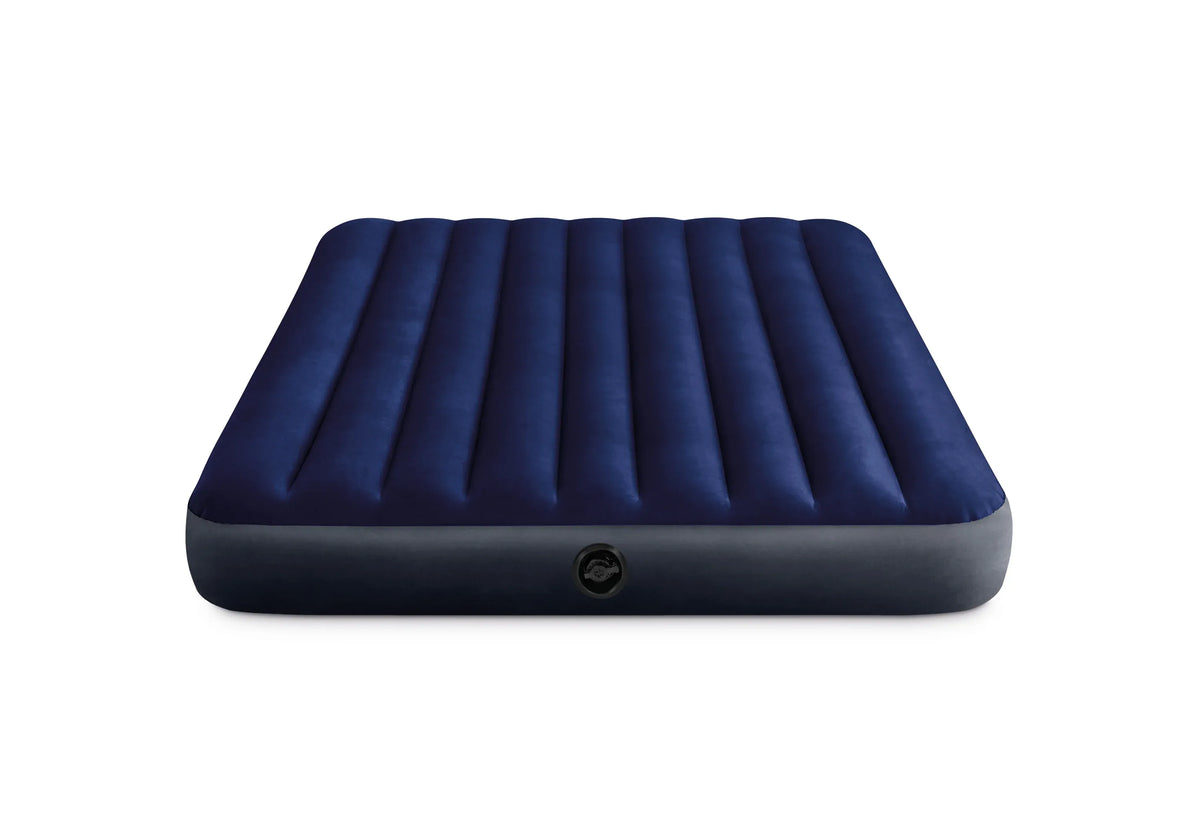 Intex Airbed Intex Dura-Beam Standard Downy Easy Comfort Queen Airbed with Hand Pump 1.52cm x 2.03m x 22cm I64765