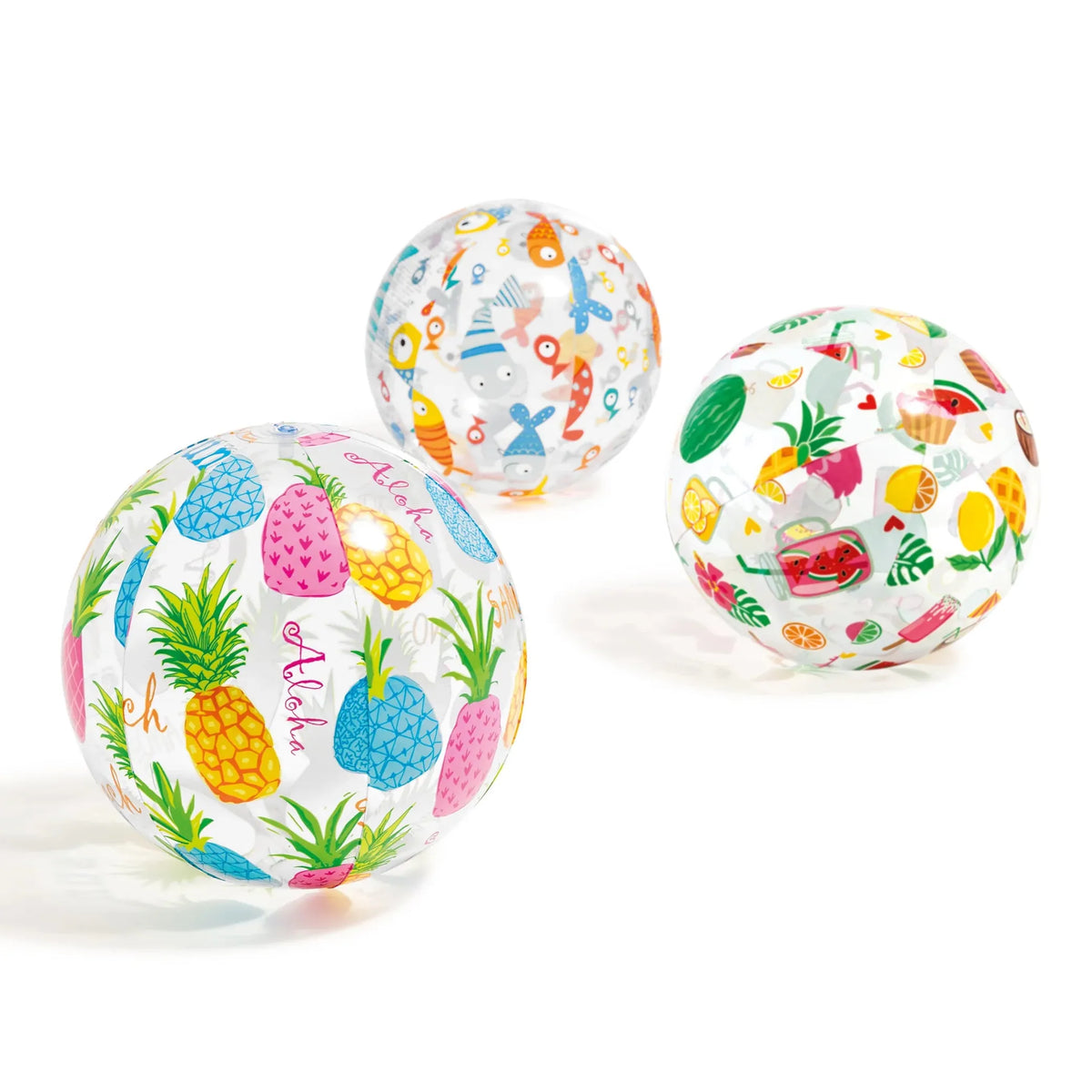 Intex Airbed Intex Lively Print Ball Colorful Pineapple I30678-1