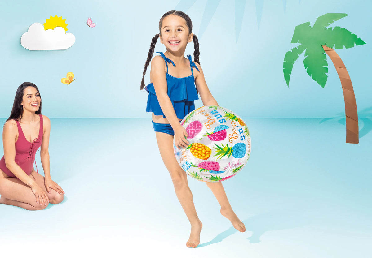 Intex Airbed Intex Lively Print Ball Colorful Pineapple I30678-1