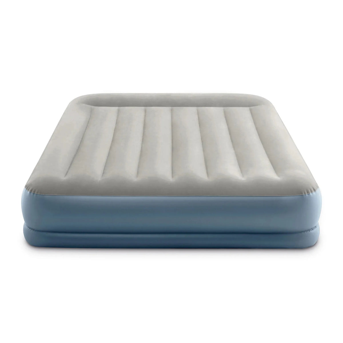 Intex Airbed Intex Queen Pillow Rest Mid-Rise Airbed Standard with Fibre-Technology™ and Built In Pump 1.52m x 2.03m x 30cm I30830