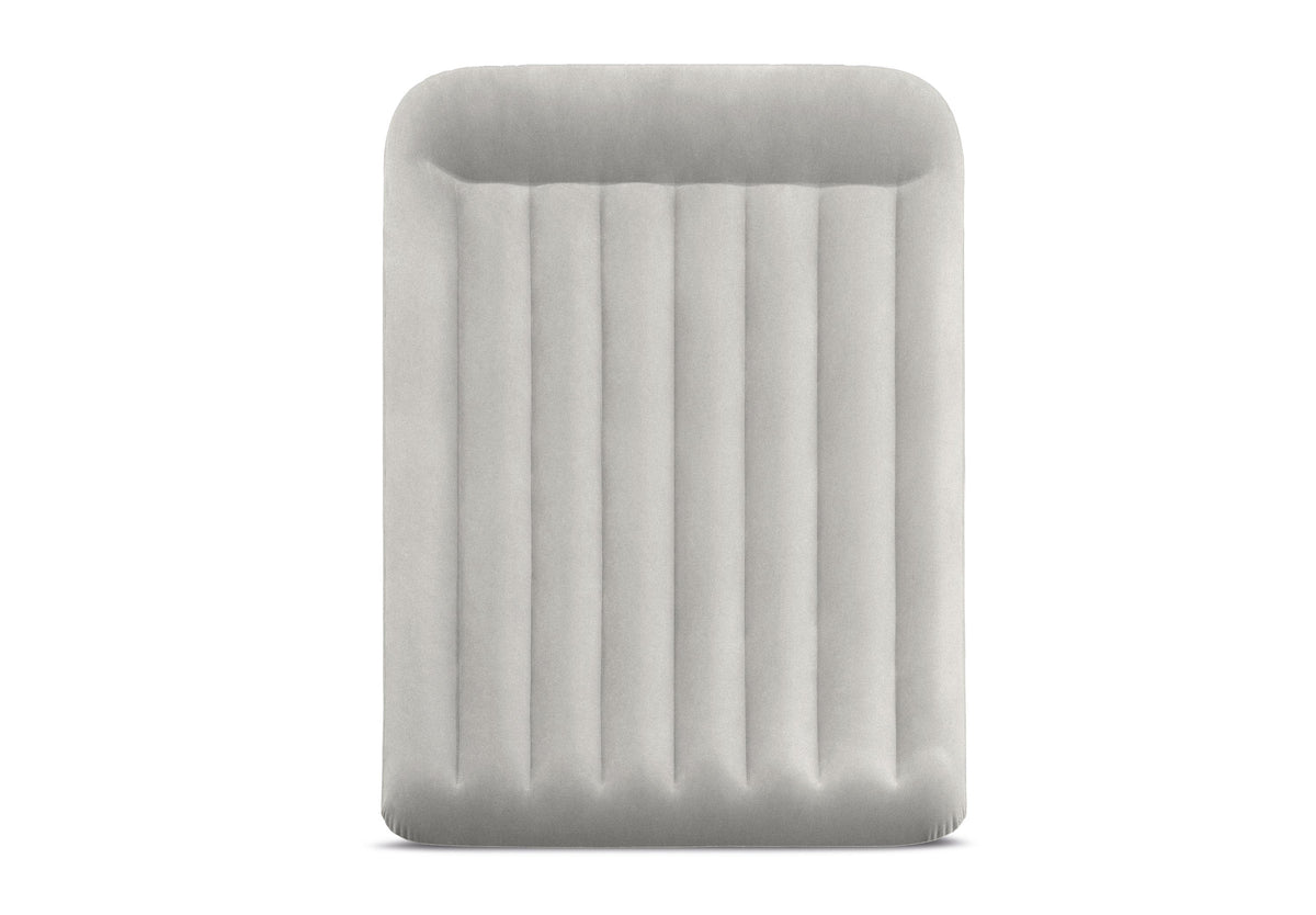 Intex Airbed Intex Queen Pillow Rest Mid-Rise Airbed Standard with Fibre-Technology™ and Built In Pump 1.52m x 2.03m x 30cm I30830