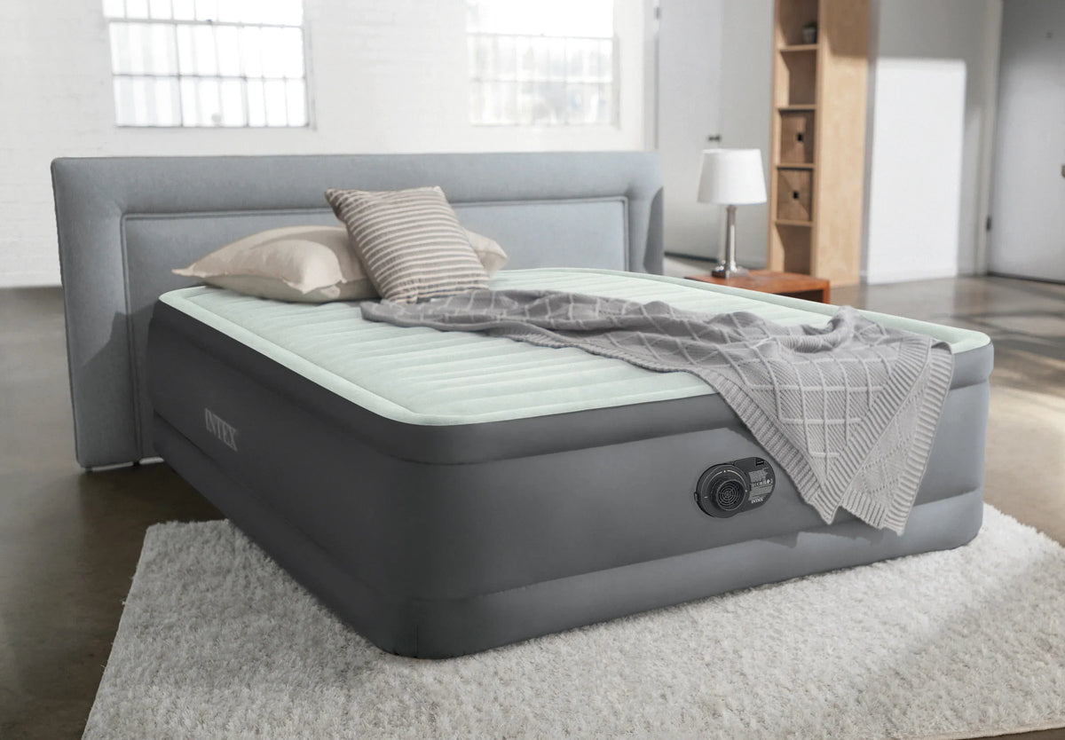 Intex Airbed Intex Queen Premaire I Elevated Airbed With Built-In-Pump 152cm I31026