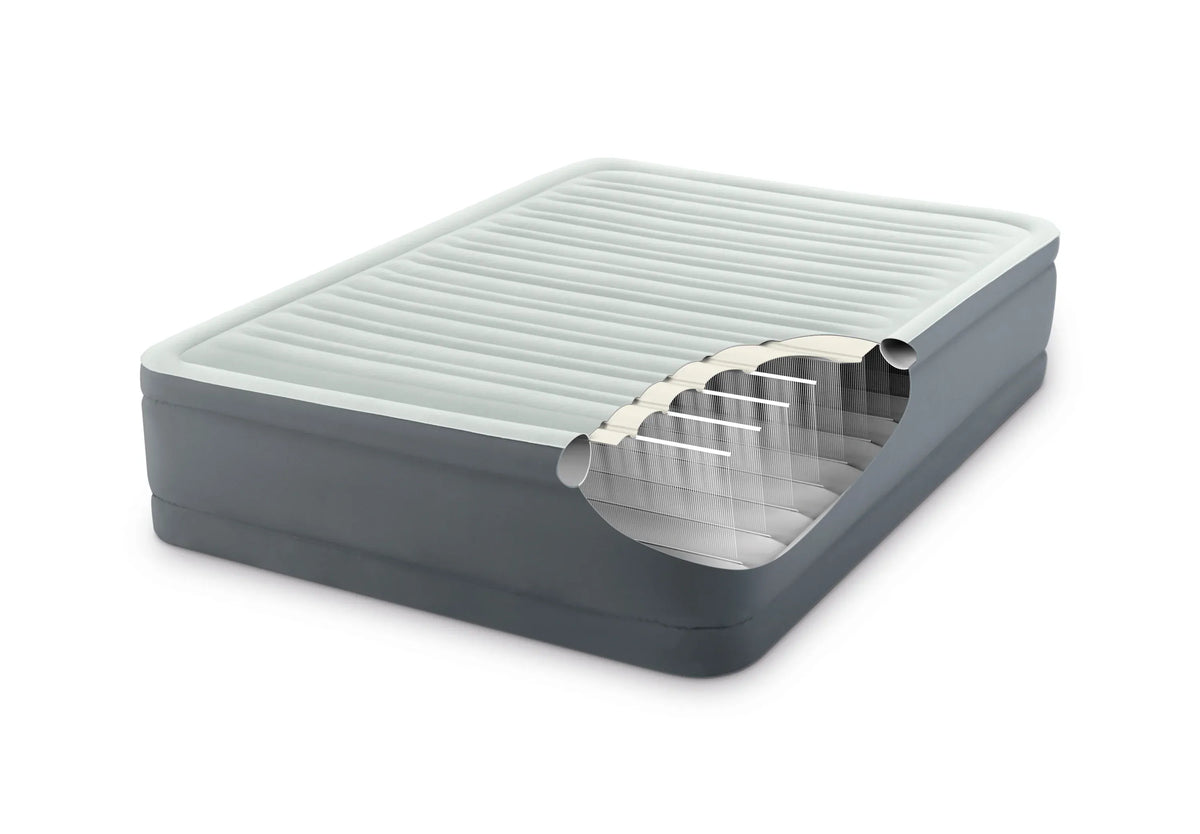 Intex Airbed Intex Queen Premaire I Elevated Airbed With Built-In-Pump 152cm I31026