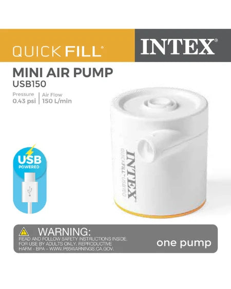 Intex Airbed Intex Quickfill USB150 Air Pump I66616