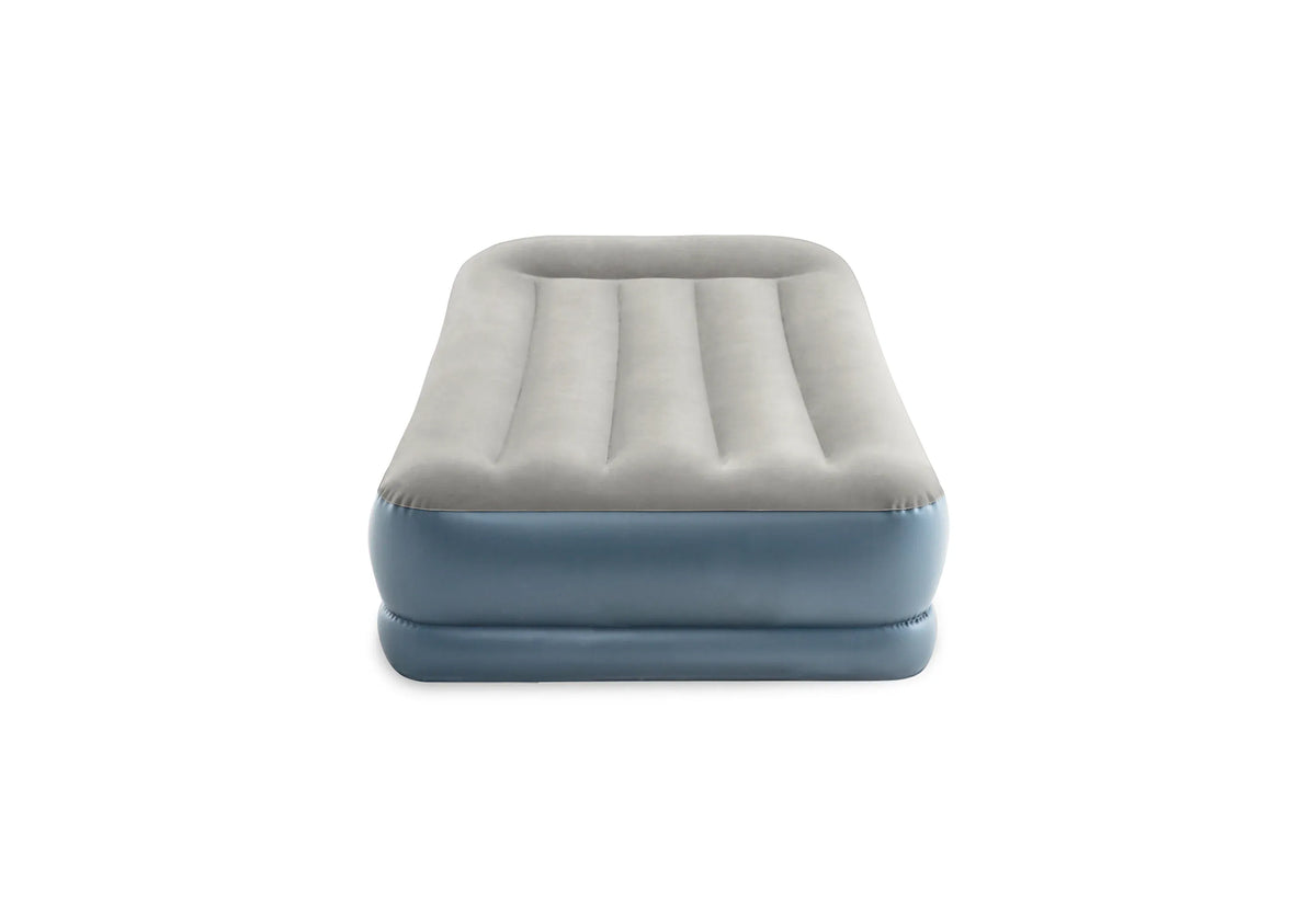 Intex Airbed Intex Single Pillow Rest Mid-Rise Airbed With Built In Electric Pump 99cm x 1.91m x 30cm I30829