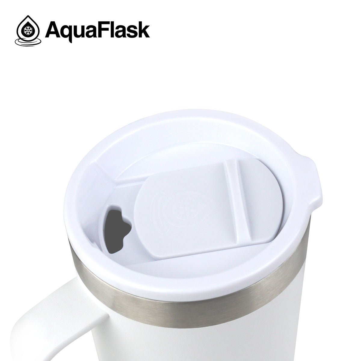 Aquaflask 415ml Travel Mug Ivory White AF-R82
