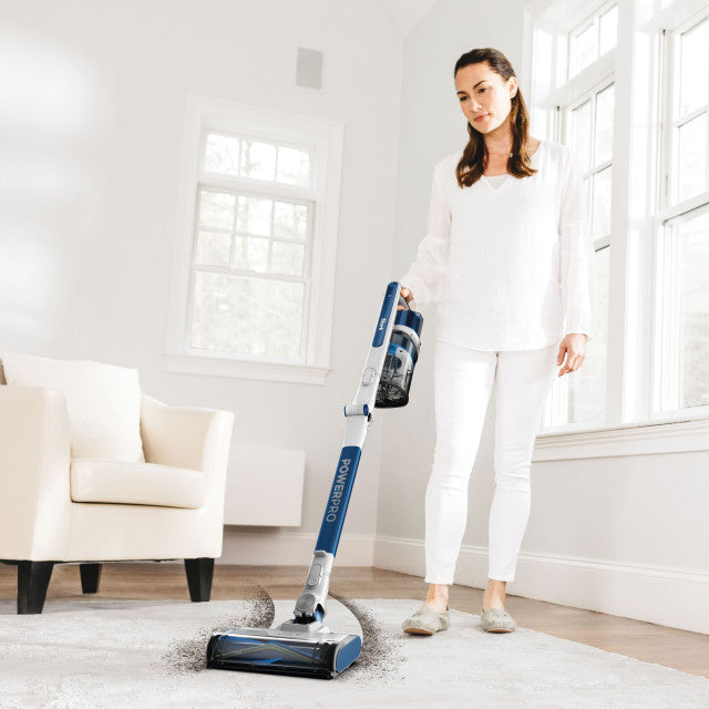 Shark PowerPro Cordless Stick Vacuum Cleaner Navy Metallic IZ380EU.