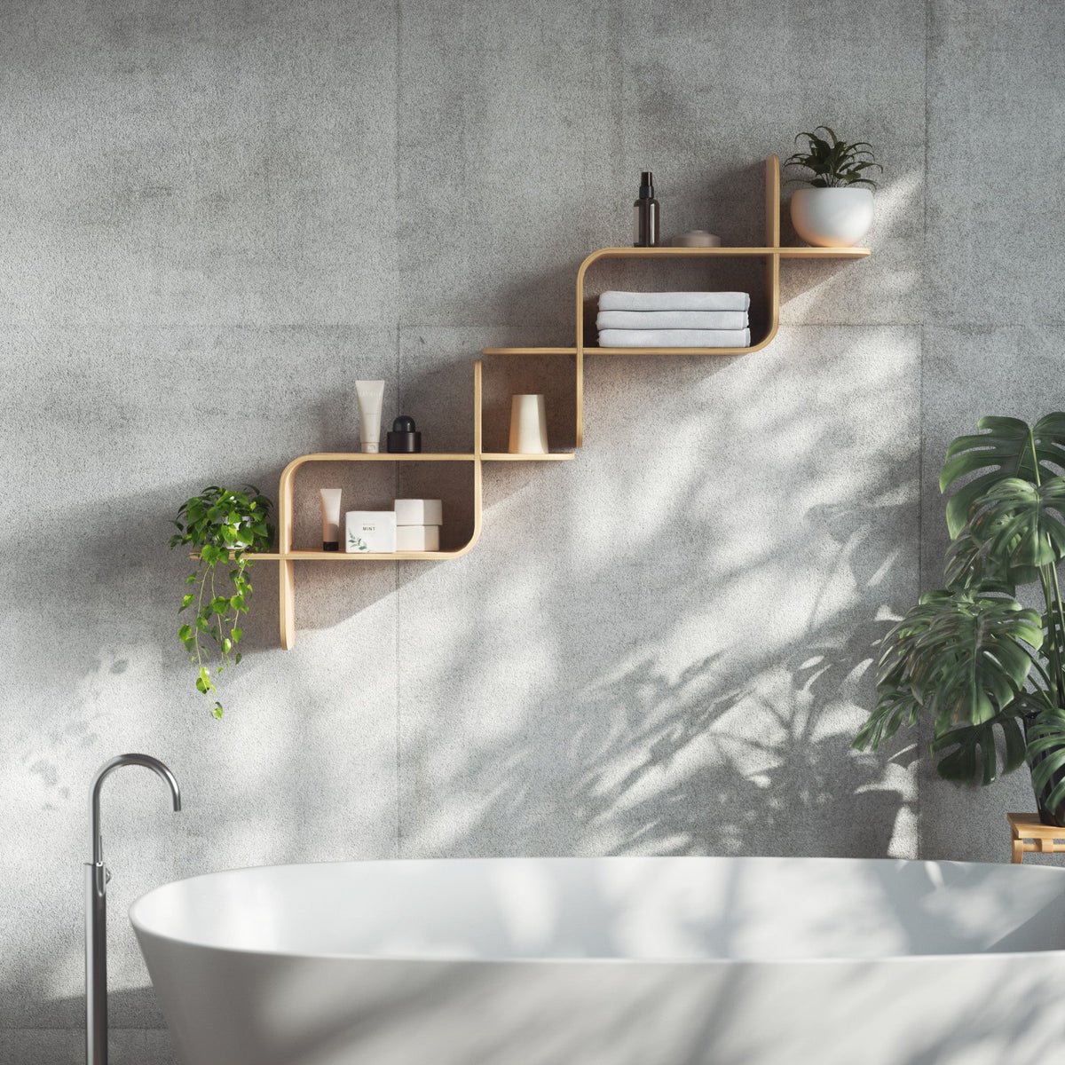 Umbra Montage Wall Shelf Natural UMB1017571390.