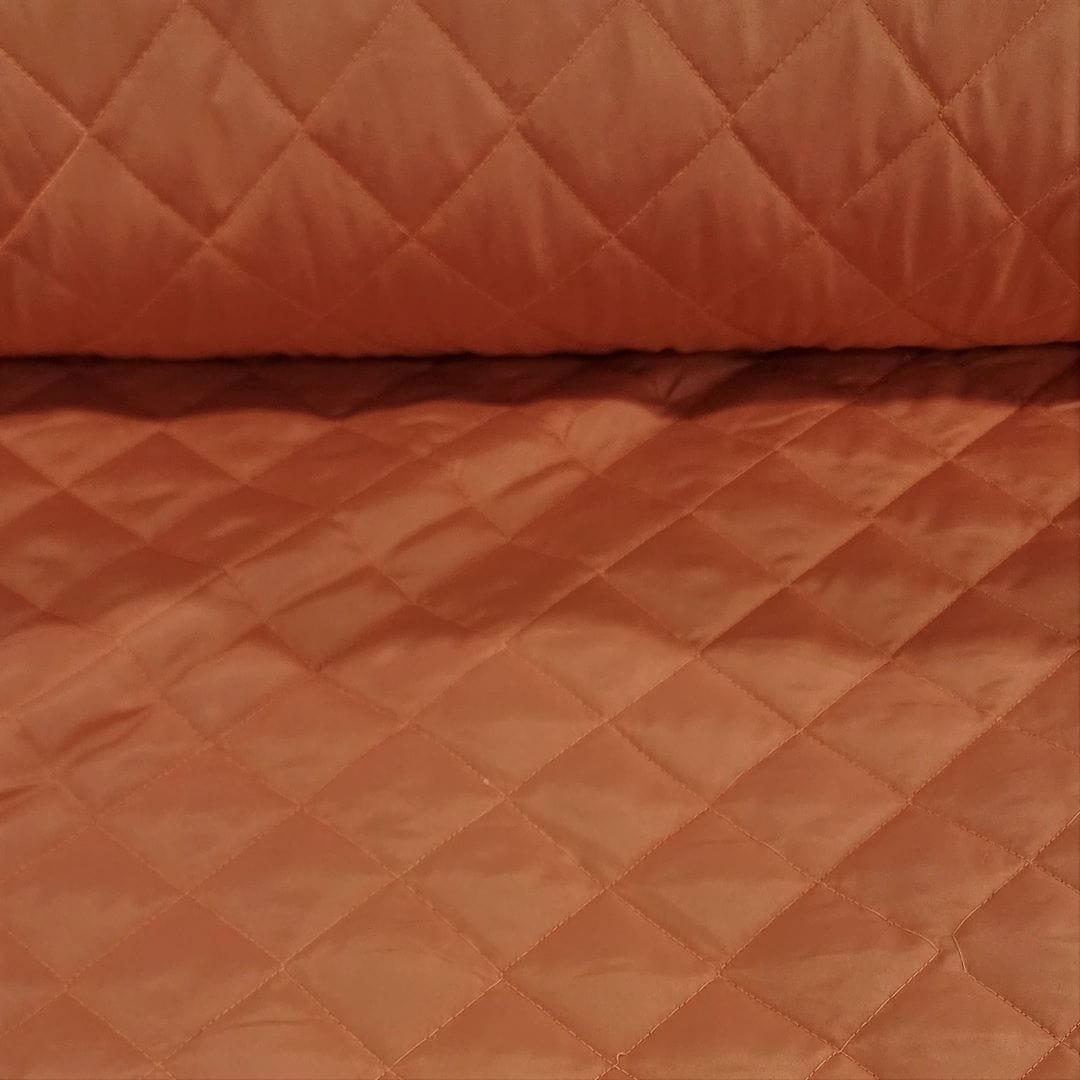 JACKETING Dress Fabrics Quilted Jacket Lining Fabric Orange 140cm (7311110832217)