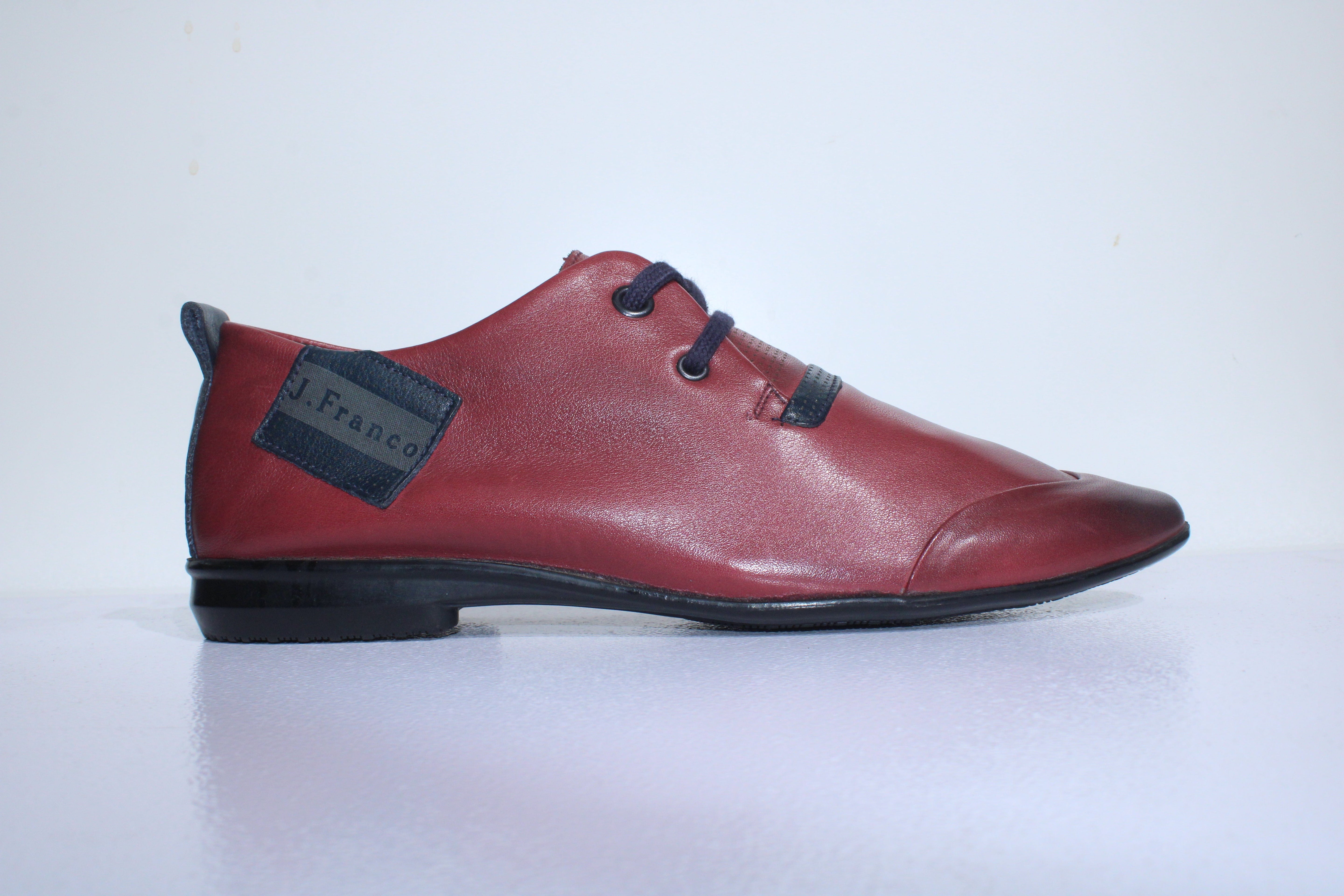James Franco Casual Shoes James Franco Casual Leather Shoe Maroon (7493286559833)