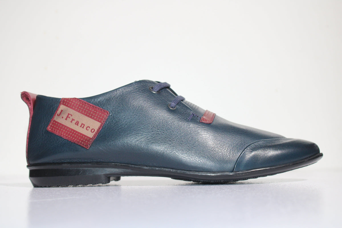 James Franco Casual Shoes James Franco Casual Leather Shoes Navy (7493289082969)