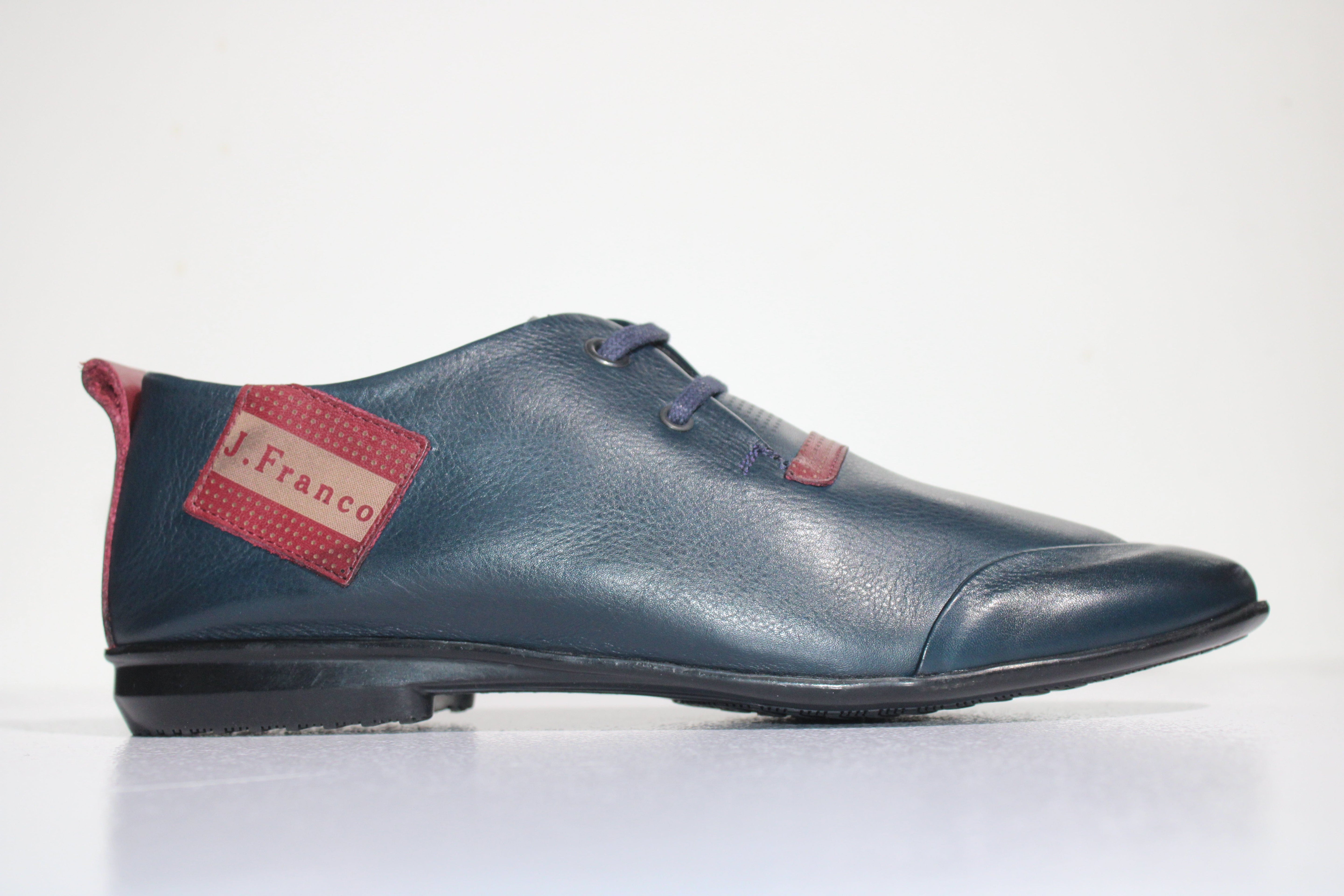 James Franco Casual Shoes James Franco Casual Leather Shoes Navy (7493289082969)