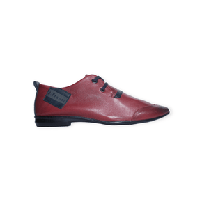 James Franco Casual Shoes Size Uk Six James Franco Casual Leather Shoe Maroon (7493286559833)