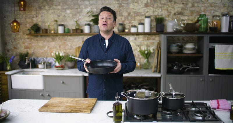 JAMIE OLIVER POT Jamie Oliver Cook's Classics Hard Anodised Shallow Pot 30cm H9129944 (7741458808921) (7741115138137)