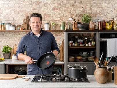JAMIE OLIVER POT Jamie Oliver Cook's Classics Hard Anodised Shallow Pot 30cm H9129944 (7741458808921) (7741115138137)