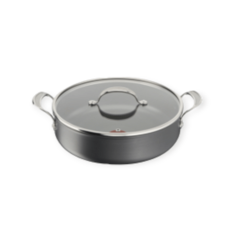 JAMIE OLIVER POT Jamie Oliver Cook's Classics Hard Anodised Shallow Pot 30cm H9129944 (7741458808921) (7741762011225)