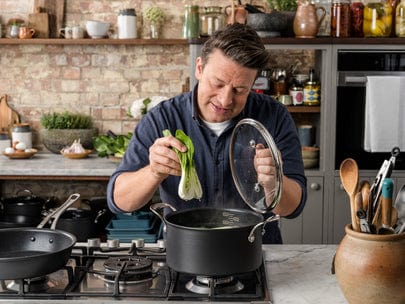 JAMIE OLIVER POT Jamie Oliver Cook's Classics Hard Anodised Shallow Pot 30cm H9129944 (7741458808921) (7741115138137)