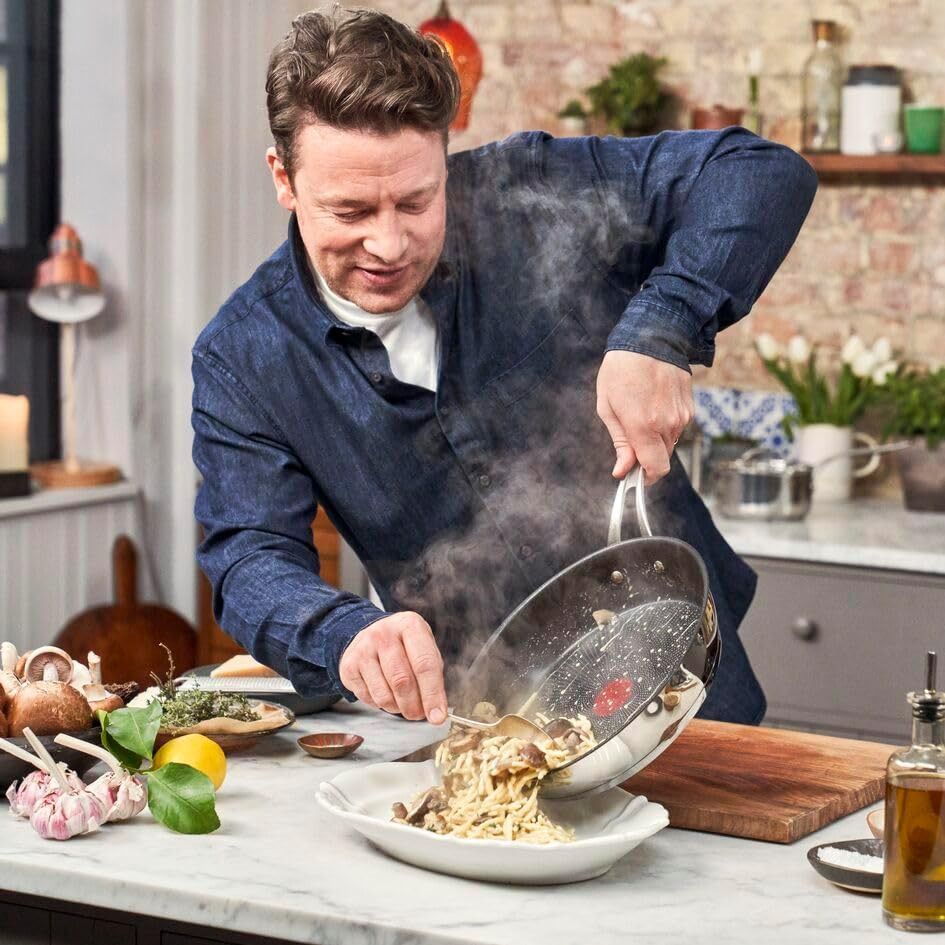 JAMIE OLIVER WOK Jamie Oliver Cook's Classics Induction Non-Stick Wok Pan 30cm E3068834