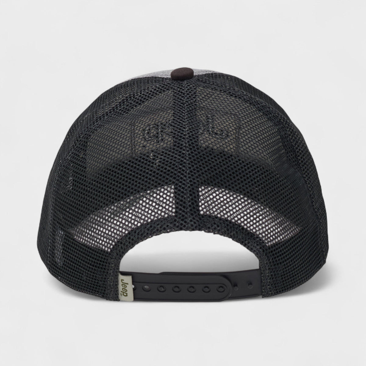 Jeep Headwear Jeep Men's Trucker Cap Grey