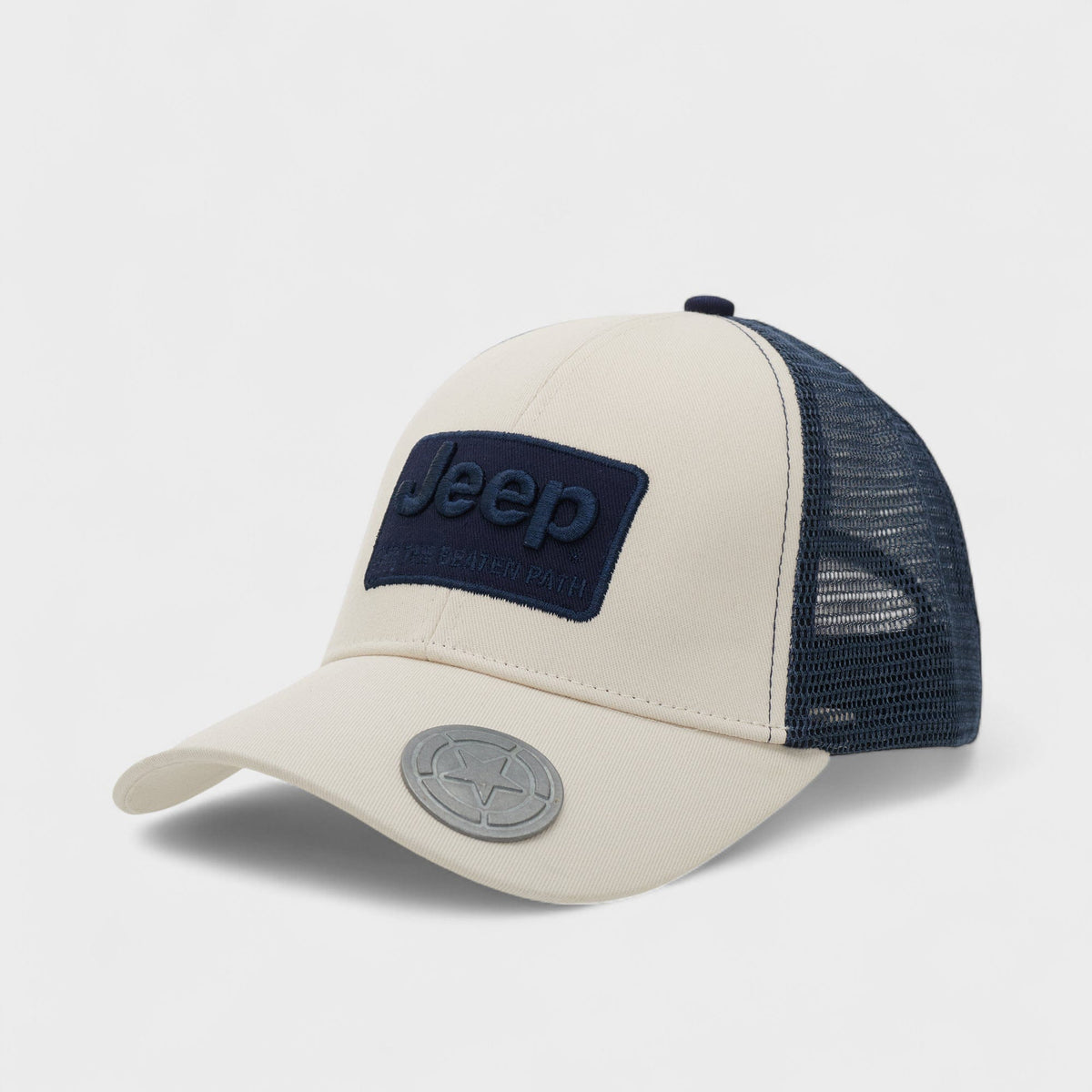 Jeep Headwear Jeep Men's Trucker Cap Navy