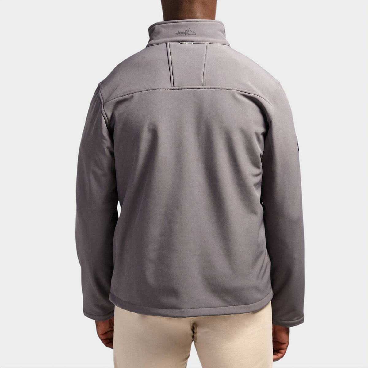 Jeep Jackect Jeep Funnel Neck Soft Shell Grey