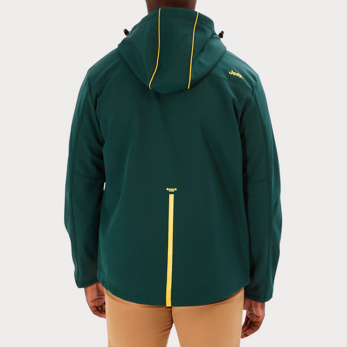 Jeep Jacket Jeep Funnel Neck Soft Shell Jacket Green