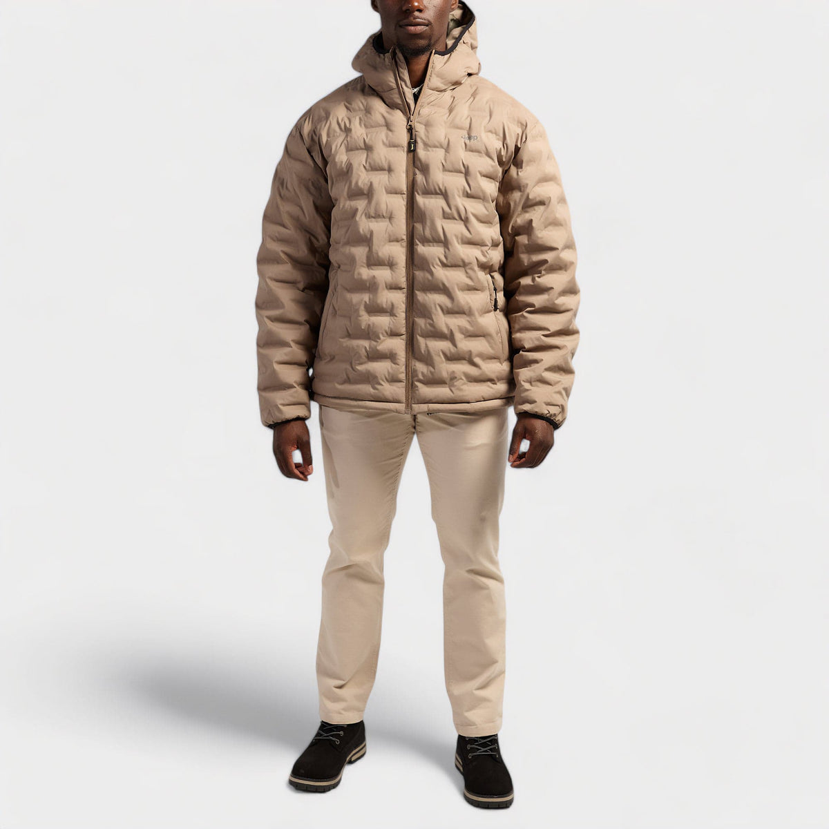 Jeep Jacket Jeep Hero Welded Puffer Brown