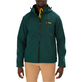 Jeep Jacket S Jeep Funnel Neck Soft Shell Jacket Green