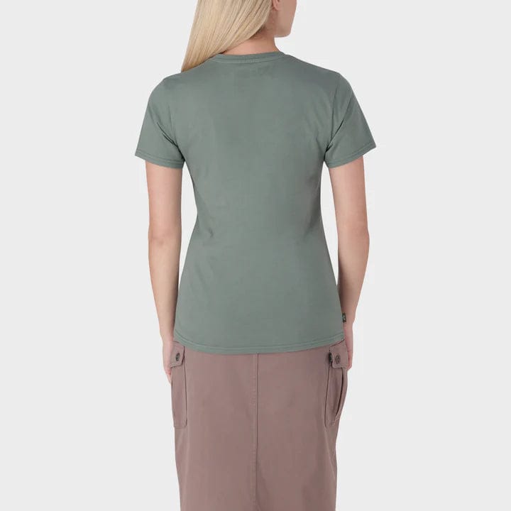 Jeep Ladies T shirts Jeep Women's Organic Core Applique T Shirt Green (7803420442713)