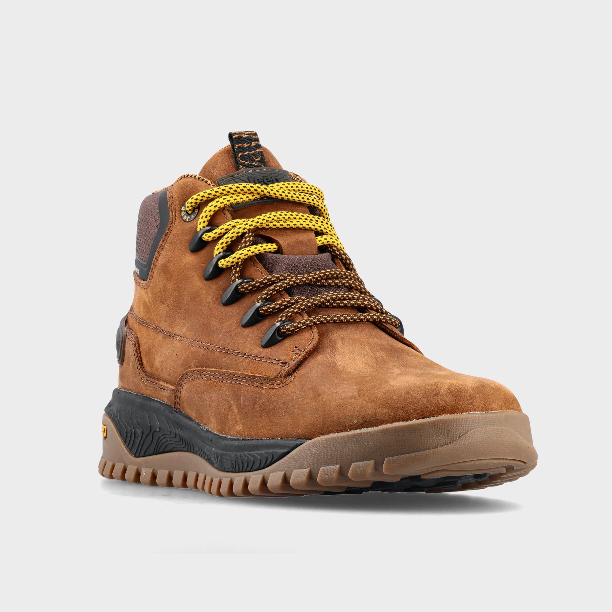 Jeep Mens Sneakers Jeep Men's Canyon Mid Waterproof Dark Brown