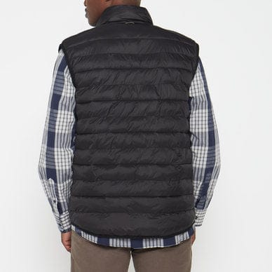 Jeep Puffer Jacket Jeep Gilet Puffer Sleeve Less Black (7630982611033)
