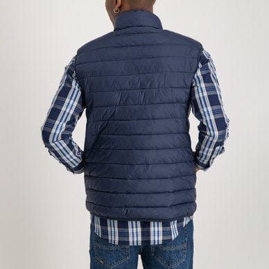 Jeep Puffer Jacket Jeep Gilet Puffer Sleeve Less Midnight Blue