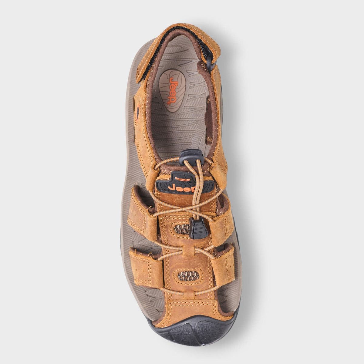 Jeep Sandals Jeep Trackhwack closed lth sandal - brown