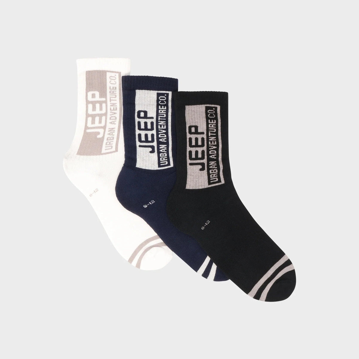 Jeep Socks Jeep 3 Pack Crew Sock