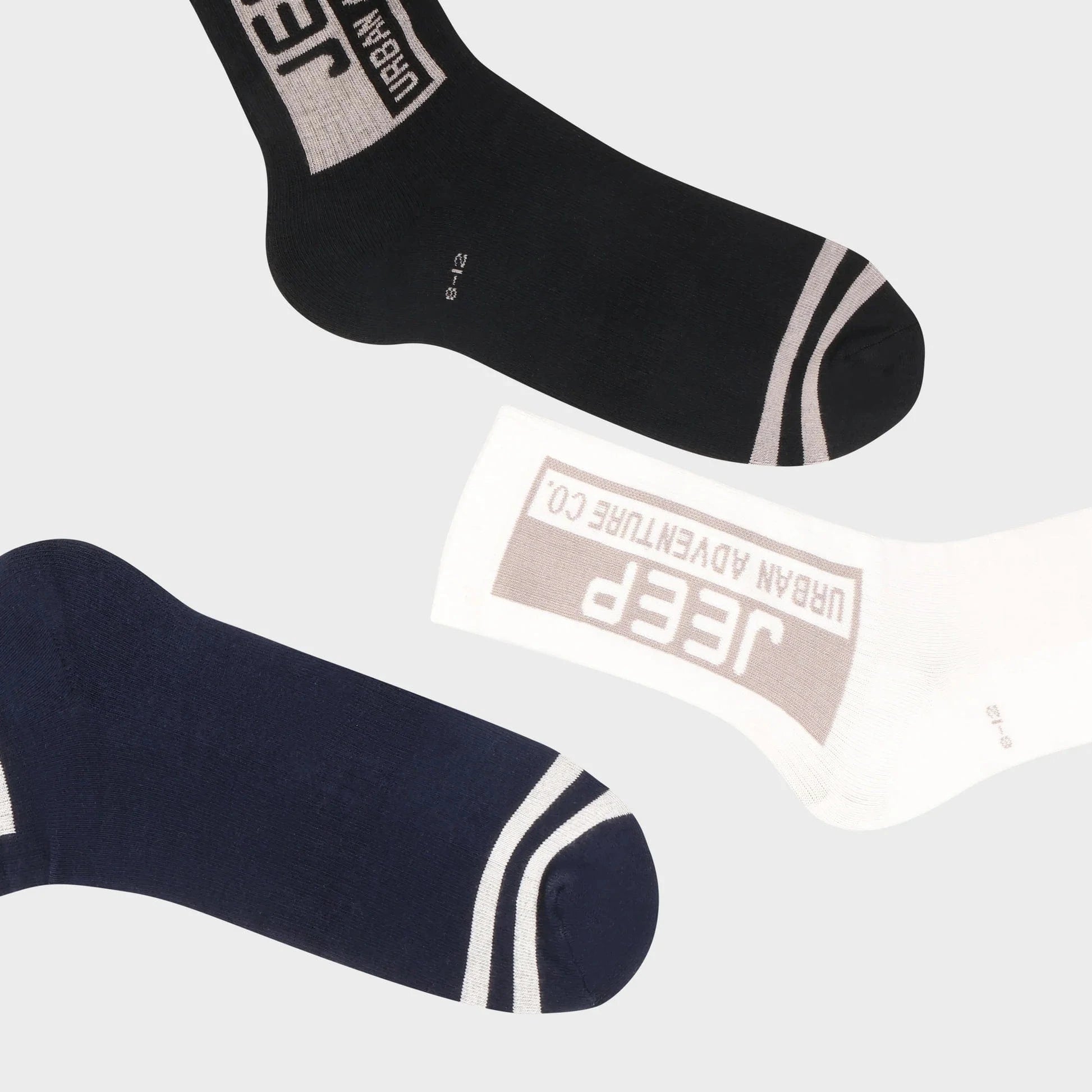 Jeep Socks Jeep 3 Pack Crew Sock