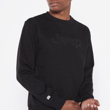 Jeep Sweater Jeep Crew Neck Pullover Black (7665561534553)