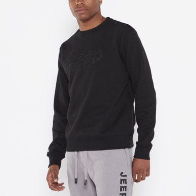 Jeep Sweater Size Small Jeep Crew Neck Pullover Black (7665561534553)